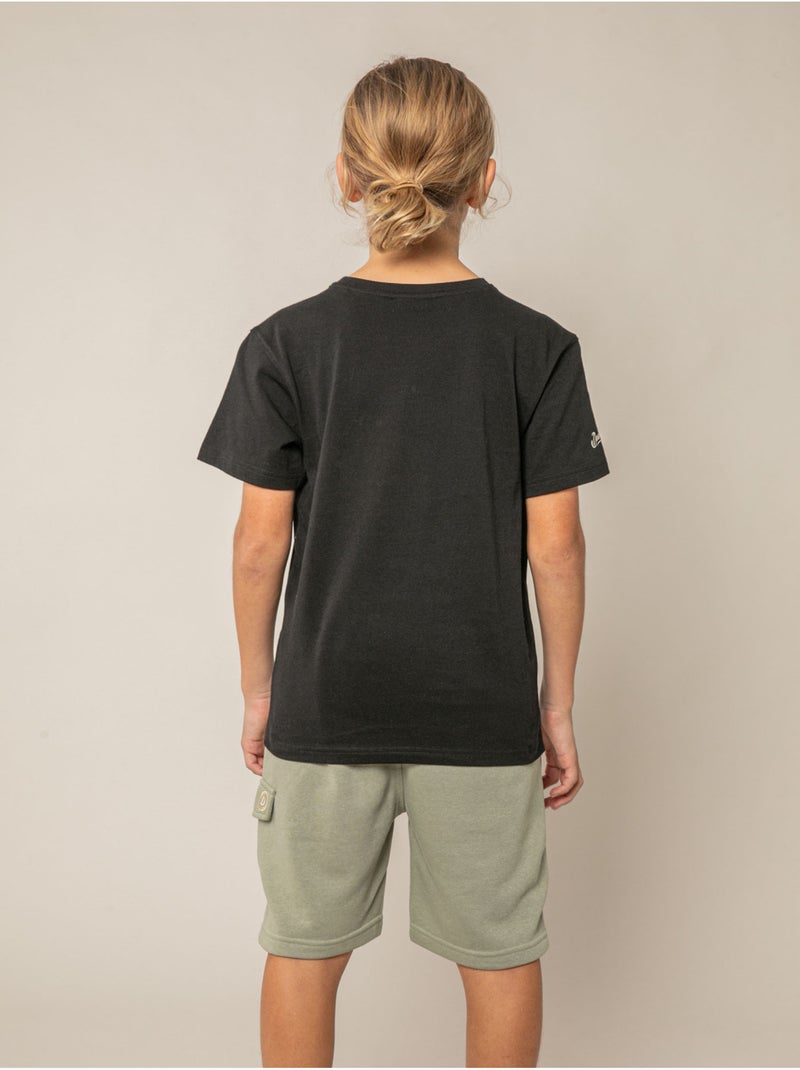 T-shirt garçon coton 'Deeluxe' Noir - Kiabi