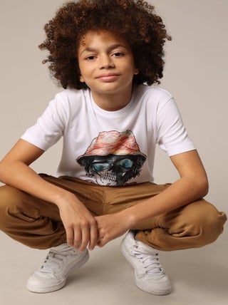 T-shirt garçon DEACON en jersey de coton 'Deeluxe'