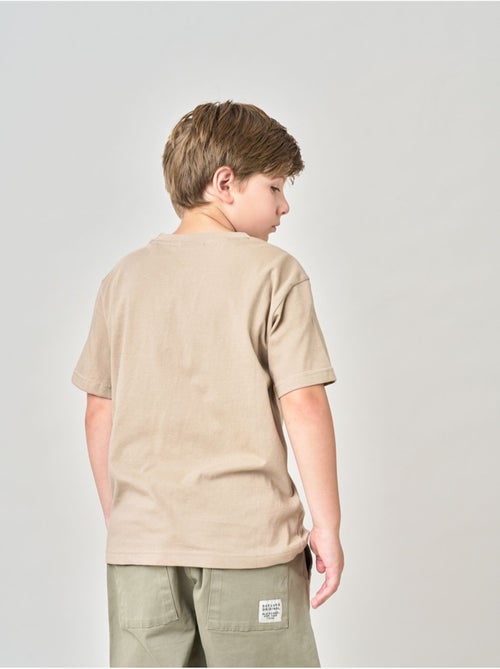 T-shirt garçon en 100% coton jersey imprimé chien stylisé 'deeluxe' - Kiabi T-shirt garçon en 100% coton jersey imprimé chien stylisé 'deeluxe' - Kiabi