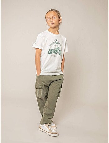 T-shirt garçon en coton 'Deeluxe'