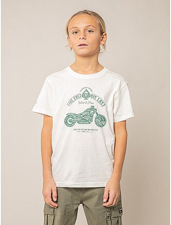T-shirt garçon en coton 'Deeluxe'