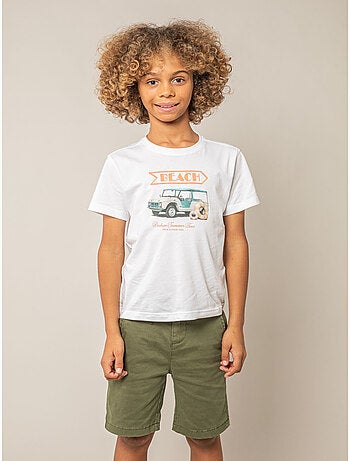 T-shirt garçon en coton 'Deeluxe'