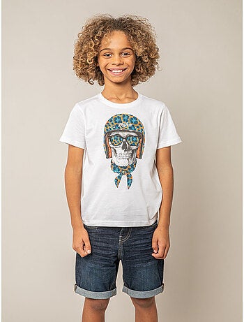 T-shirt garçon en coton 'Deeluxe'