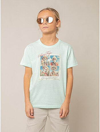 T-shirt garçon en coton 'Deeluxe'