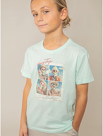 T-shirt garçon en coton 'Deeluxe'