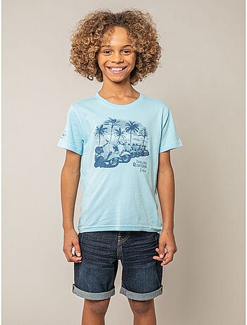 T-shirt garçon en coton 'Deeluxe'