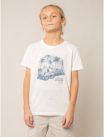 T-shirt garçon en coton 'Deeluxe'