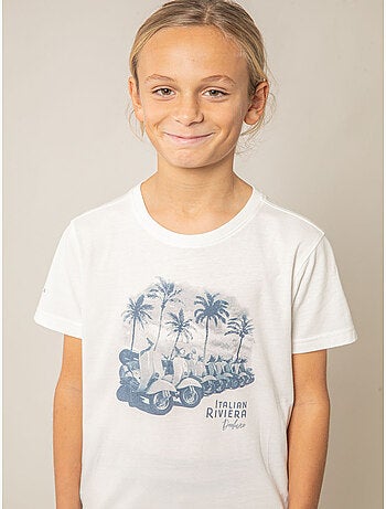 T-shirt garçon en coton 'Deeluxe'