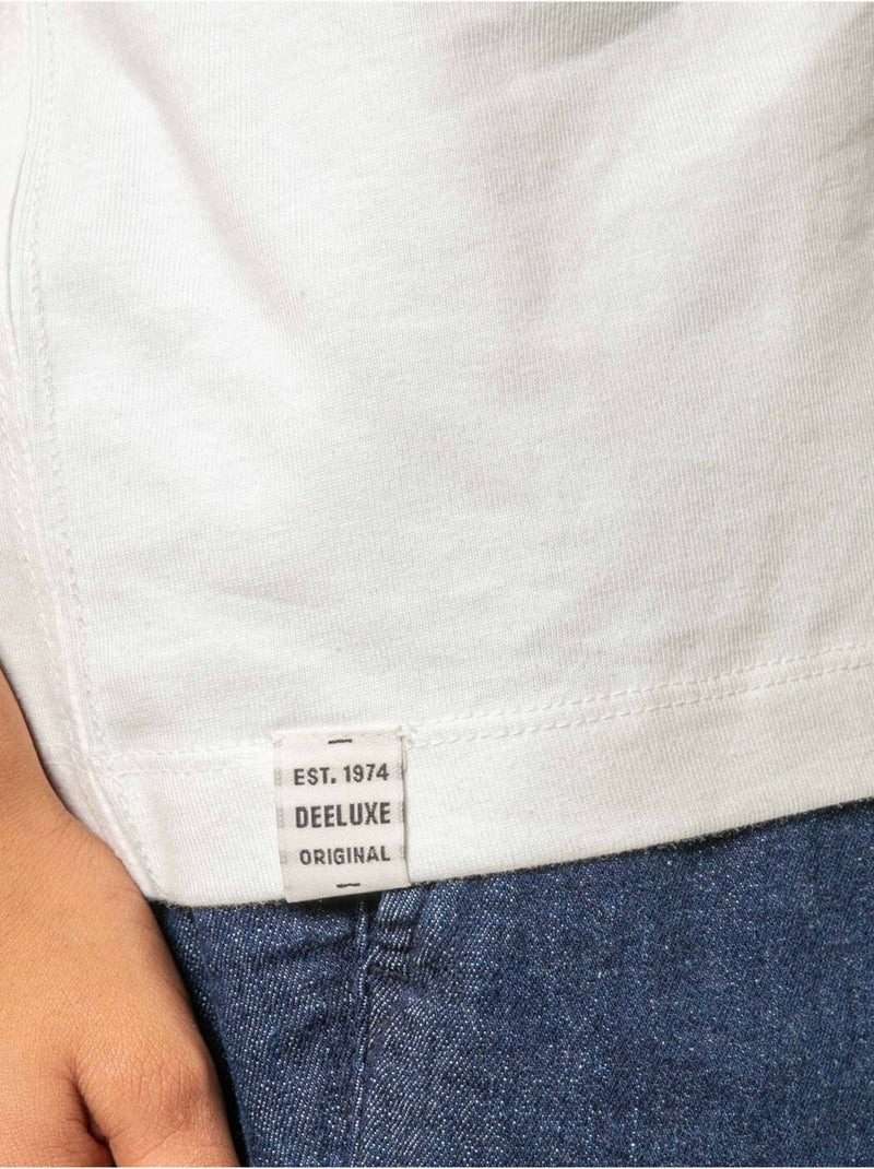 T-shirt garçon en coton 'Deeluxe' Ecru - Kiabi