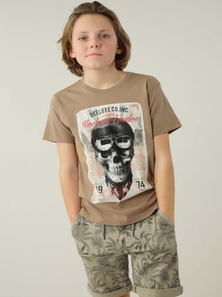T-shirt garçon en coton 'Deeluxe'
