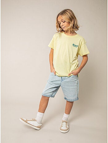 T-shirt garçon en coton 'Deeluxe'