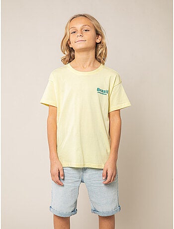 T-shirt garçon en coton 'Deeluxe'
