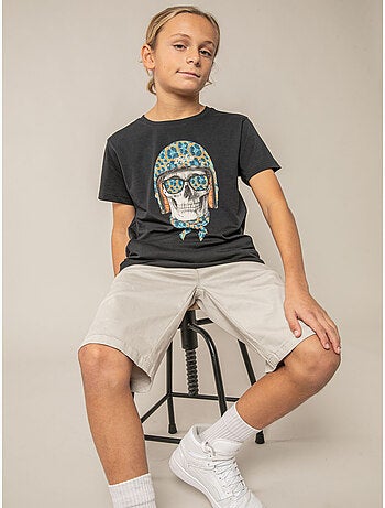 T-shirt garçon en coton 'Deeluxe'