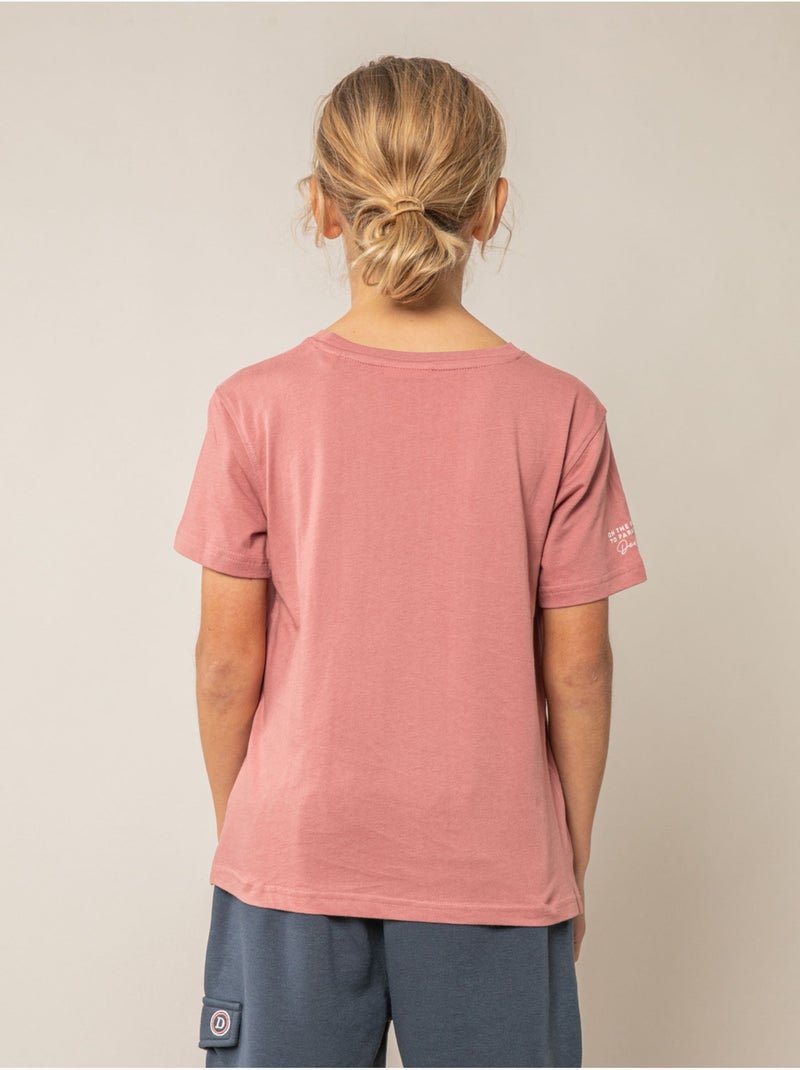 T-shirt GARçON  EN coton 'Deeluxe' Rose clair - Kiabi