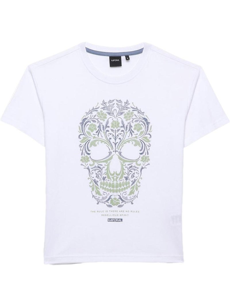 T-shirt garçon kaporal Blanc - Kiabi