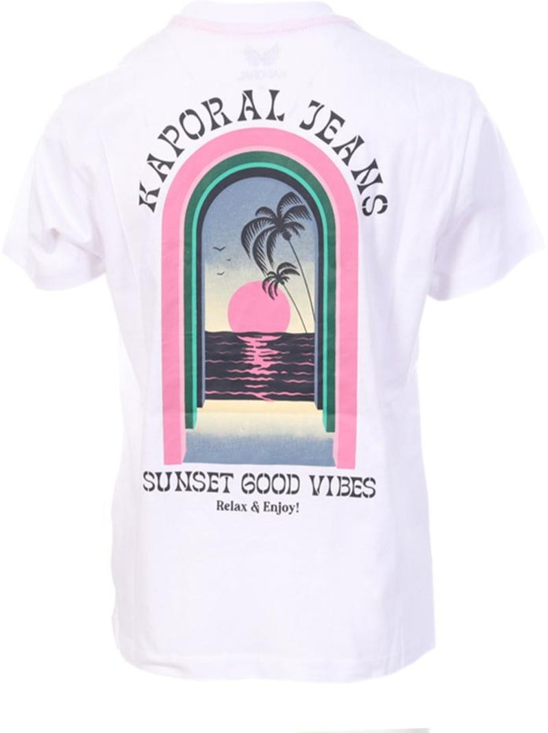 T-shirt garçon kaporal Blanc - Kiabi