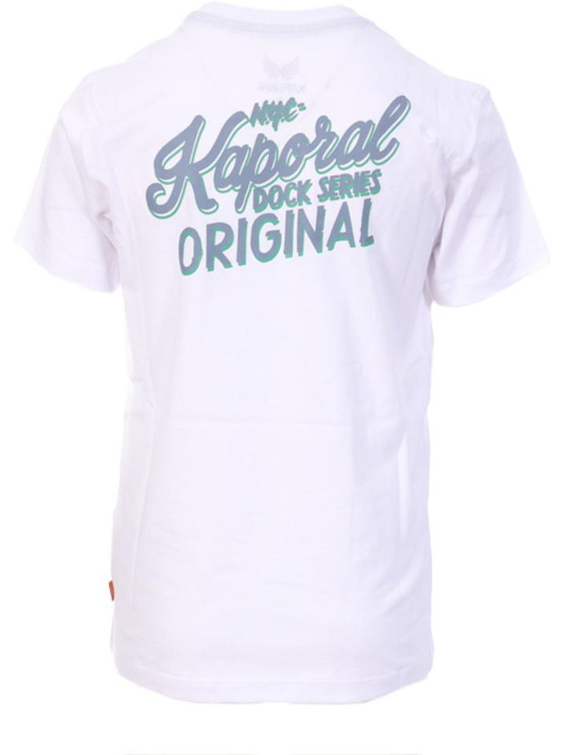T-shirt garçon kaporal Blanc - Kiabi