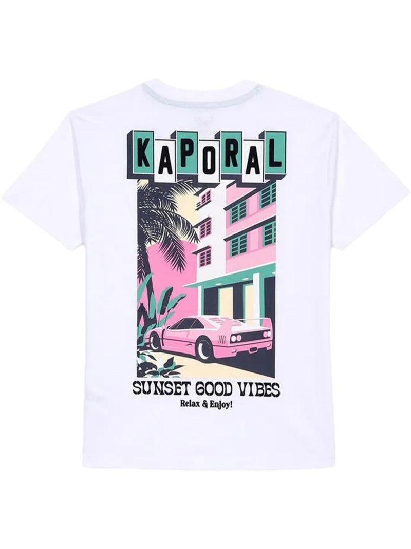 T-Shirt Garçon Kaporal Blanc - Kiabi