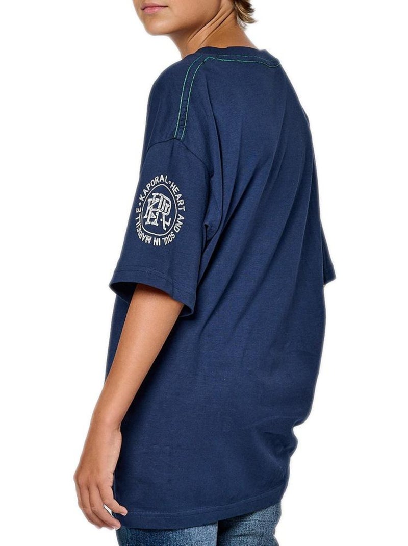 T-shirt garçon kaporal Bleu marine - Kiabi