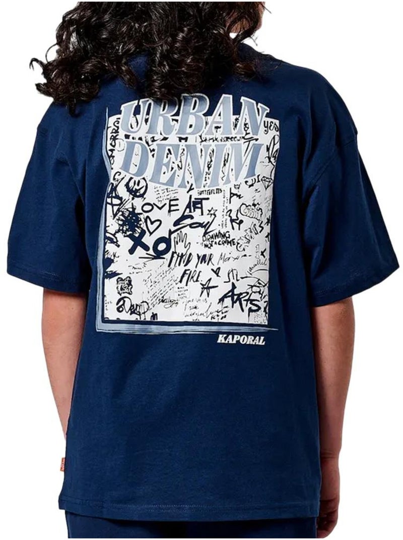 T-Shirt Garçon Kaporal Bleu marine - Kiabi