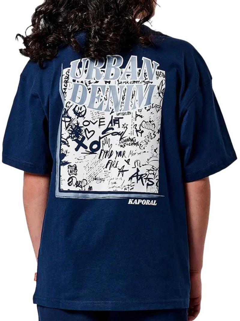 T-Shirt Garçon Kaporal Bleu marine - Kiabi