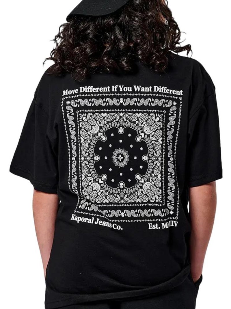 T-shirt garçon kaporal Noir - Kiabi