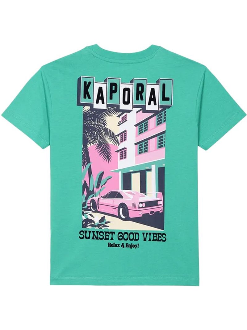T-shirt garçon kaporal Vert - Kiabi