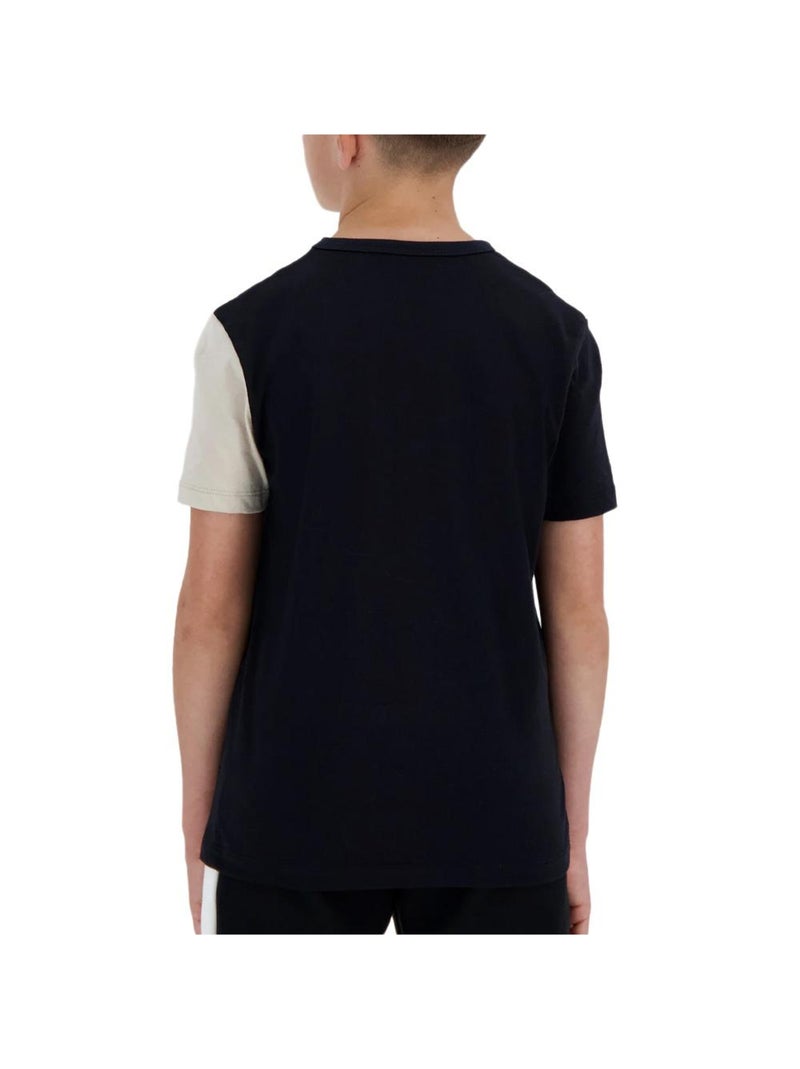 T-Shirt Garçon Le Coq Sportif Noir - Kiabi