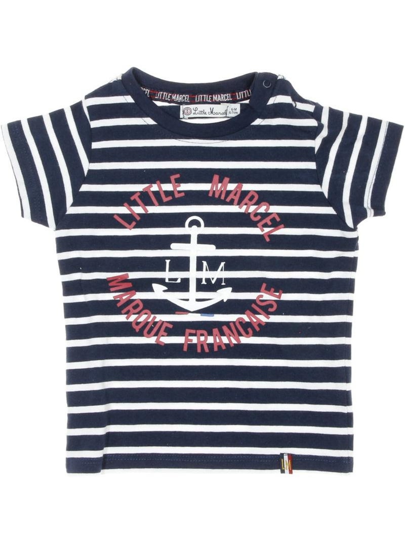 T-shirt Garçon Little Marcel Bleu marine - Kiabi