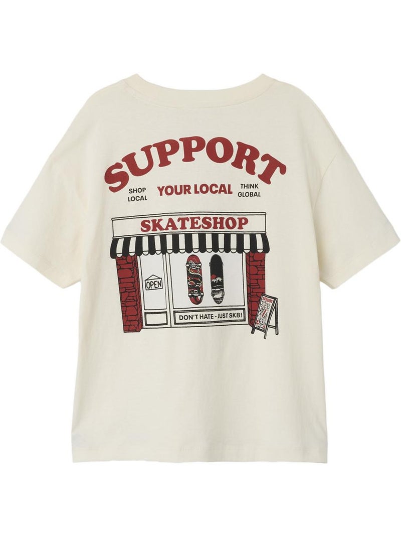 T-shirt Garçon Name it Beige - Kiabi