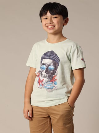 T-shirt garçon NAUTICA en jersey de coton 'Deeluxe'