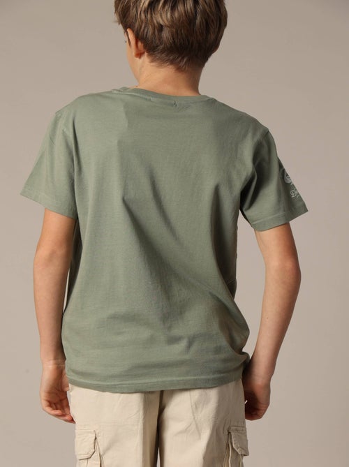 T-shirt garçon PARK en jersey de coton 'Deeluxe' - Kiabi