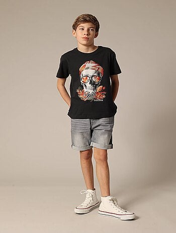 T-shirt garçon style rock 'Deeluxe'