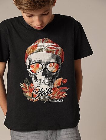 T-shirt garçon style rock 'Deeluxe'