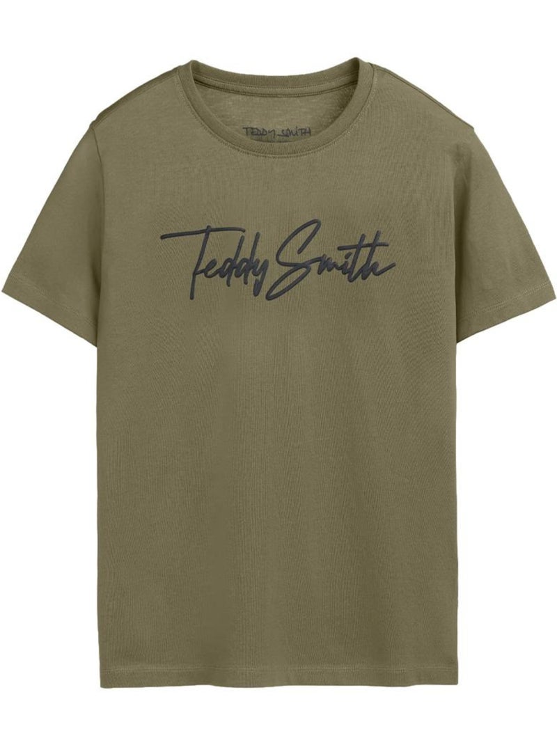 T-shirt garçon teddy smith Vert kaki clair - Kiabi