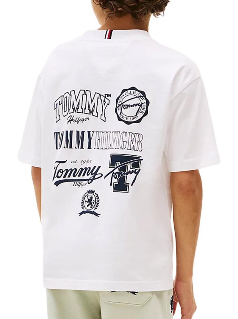 T-Shirt Garçon Tommy Hilfiger Blanc - Kiabi