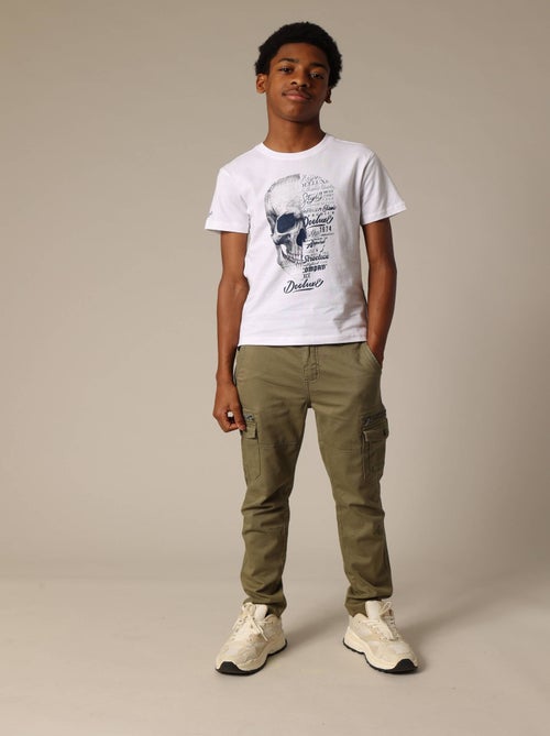 T-shirt garçon VEGAS en jersey de coton 'Deeluxe' - Kiabi