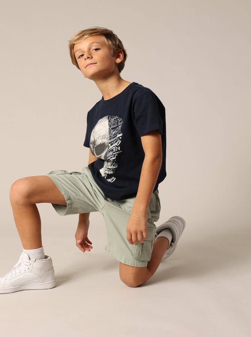 T-shirt garçon VEGAS en jersey de coton 'Deeluxe' - Kiabi