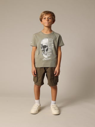 T-shirt garçon VEGAS en jersey de coton 'Deeluxe'