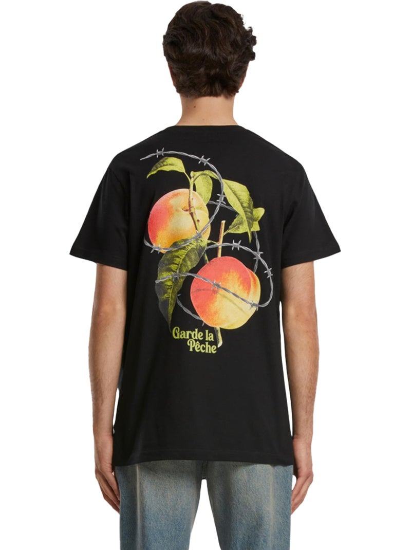 T-shirt garde la peche - mister tee Noir - Kiabi