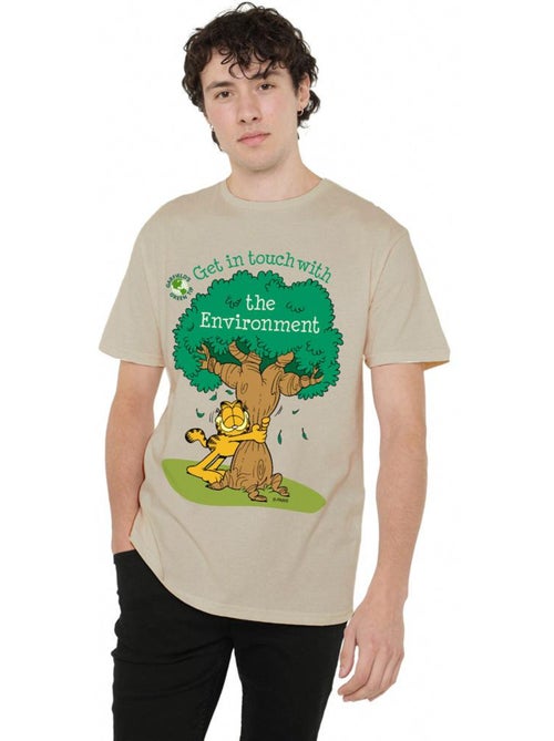 T-shirt get in touch - garfield - Kiabi
