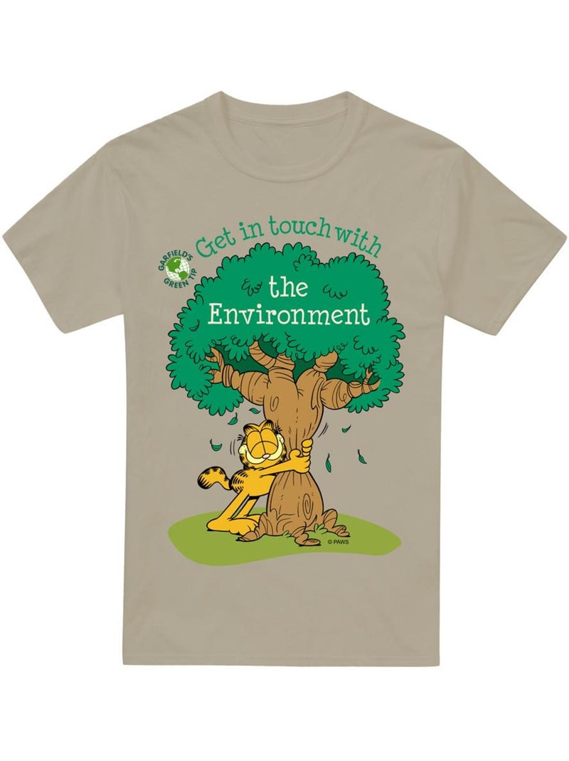 T-shirt get in touch - garfield Beige sable - Kiabi