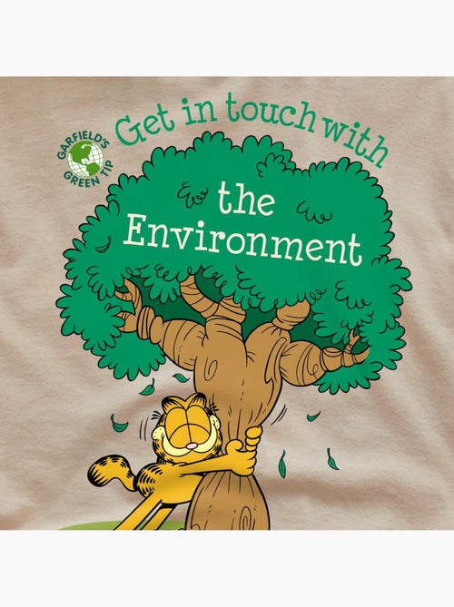 T-shirt get in touch - garfield - Kiabi