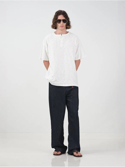 T-shirt giesto à col rond et boutons - Kiabi T-shirt giesto à col rond et boutons - Kiabi