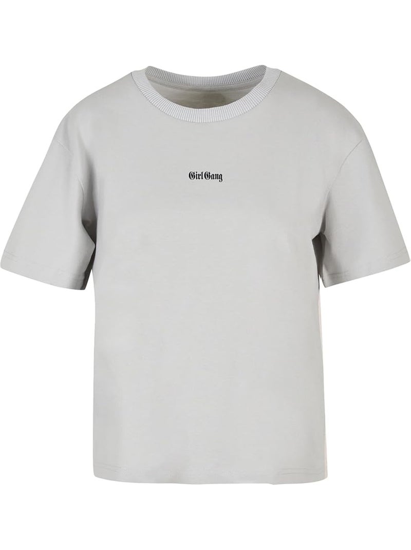 T-shirt girl gang - miss tee Gris moyen - Kiabi