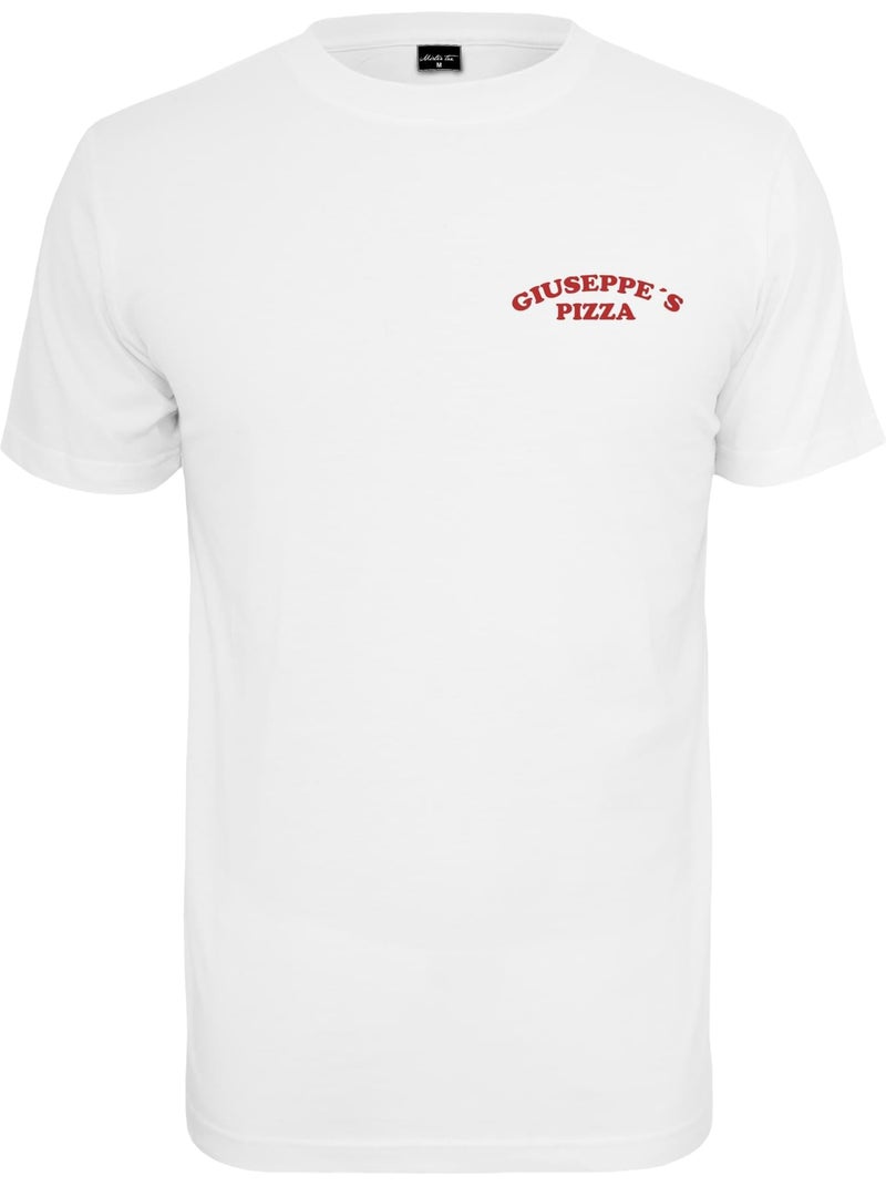 T-shirt giuseppe's pizzeria - mister tee Blanc - Kiabi