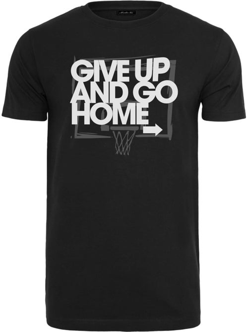 T-shirt give up and go home - mister tee - Kiabi