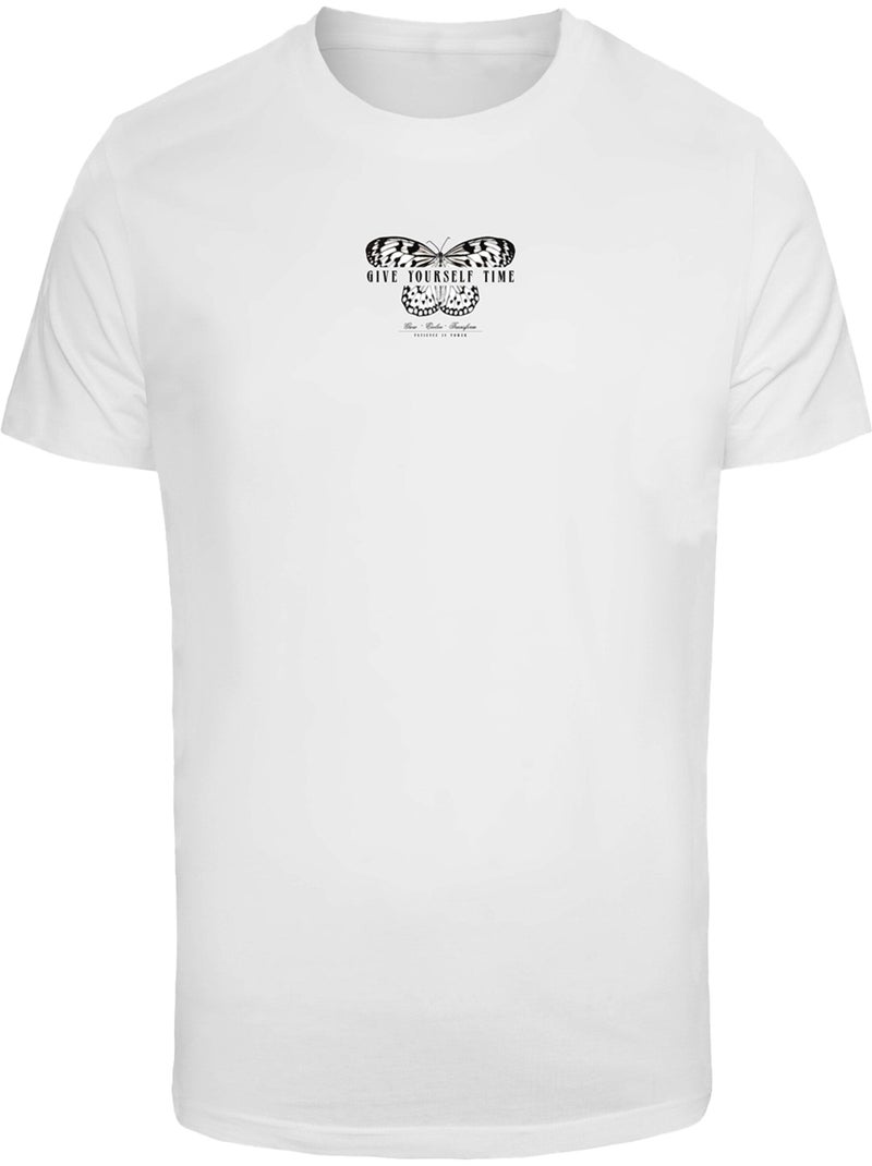 T-shirt give yourself time - mister tee Blanc - Kiabi