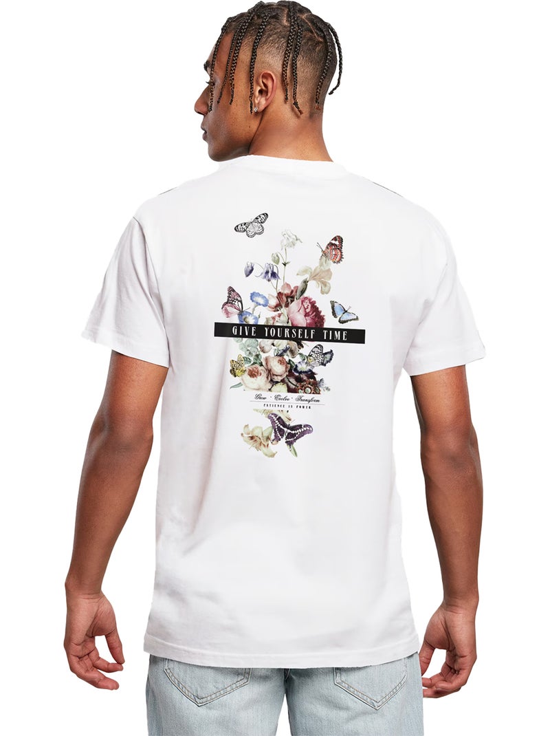 T-shirt give yourself time - mister tee Blanc - Kiabi