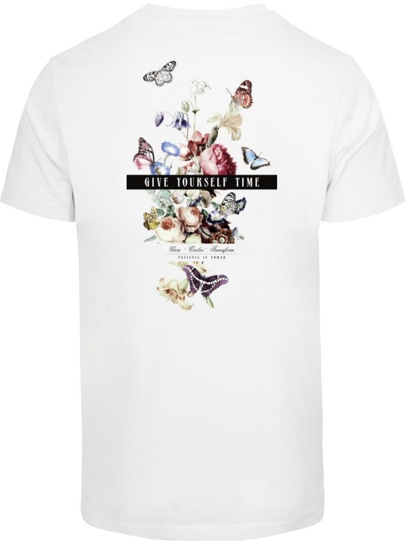 T-shirt give yourself time - mister tee Mauve lilas - Kiabi